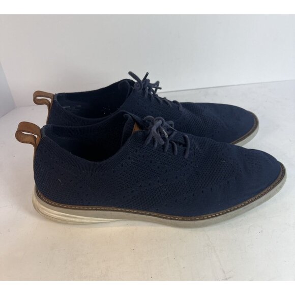 Cole Haan Original Grand Stitchlite Wingtip Oxford - Navy - C32153 - US 13 - Picture 1 of 6
